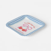 Cherry am Top Birthday Pappteller (Gewinkelt)