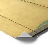 Cherry and Maple Trees by Sakai Hōitsu Poster (Ecke)