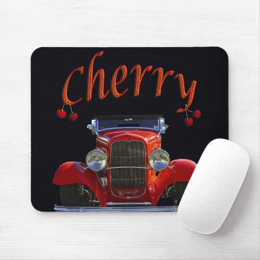 "Cherry Antique Automobile" Mousepad (Mit Mouse)