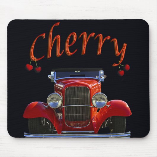 "Cherry Antique Automobile" Mousepad (Vorne)