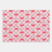Cherry auf dem Coquette Baby Duschpapier Geschenkpapier Set (Vorderseite 2)