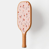 Cherry auf dem Mit Monogramm Paddel Pickleball Schläger (Links)