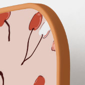 Cherry auf dem Mit Monogramm Paddel Pickleball Schläger (Linke Seite)