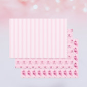 Cherry auf dem oberen Brautparty Custom Geschenkpapier Set