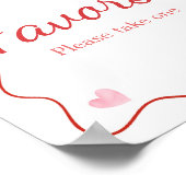 Cherry auf den Top Pink Bow Baby Duwer Favoriten Poster (Ecke)