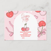 Cherry auf der oberen Diapper Raffle Begleitkarte (Vorderseite)