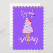 Cherry auf der oberen 🍒 einladung (Vorne/Hinten)