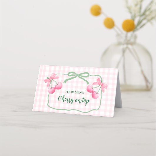 Cherry auf der obersten Geburtstagskarte Treuekarte (Vorderseite)