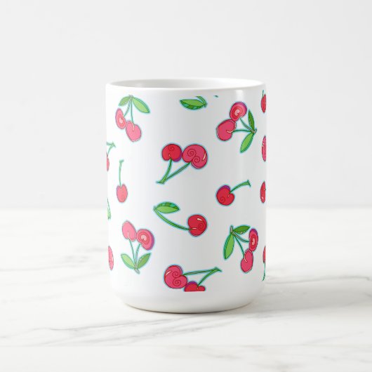 Cherry auf oberster Tasse (Mittel)