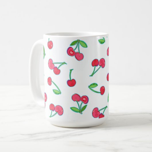 Cherry auf oberster Tasse (Vorderseite Links)