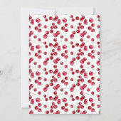 Cherry auf Top Baby Dusche Einladung (Rückseite)