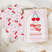 Cherry auf Top Baby Dusche Einladung