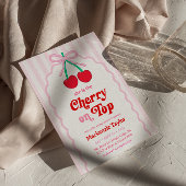 Cherry auf Top Baby Dusche Einladung