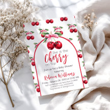 Cherry auf Top Coquette Pink Bow Girl Babydusche