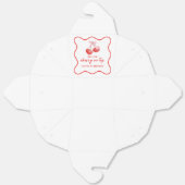 Cherry auf Top Pink Bow Geburtstag Geschenkschachtel (Ungefaltet)