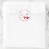 Cherry auf Top Stickers (Tasche)