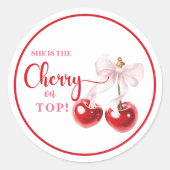 Cherry auf Top Stickers (Vorderseite)