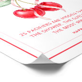 Cherry Baby Dusche Schnuller Jagdspiel Schild (Ecke)