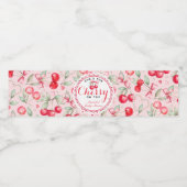 Cherry Baby Dusche Wasser Flasche Etikett Wrap (Einzelnes Label)