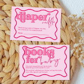 Cherry Baby Dusche Windelwanne Umschließkarte Begleitkarte