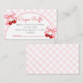 Cherry Baby Dusche Windelwanne Umschließkarte Begleitkarte (Vorne/Hinten)