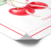 Cherry Baby Duschkarten & Geschenktafeln Tafelschi Poster (Ecke)