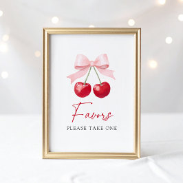 Cherry Baby Duwer favorisiert Schild