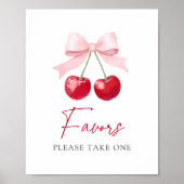 Cherry Baby Duwer favorisiert Schild (Vorne)