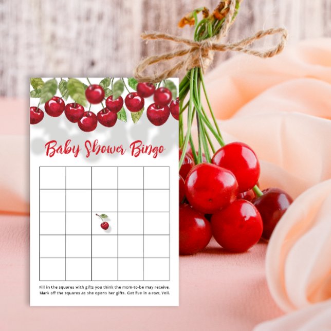 Cherry Baby Shower Bingo Game (Von Creator hochgeladen)