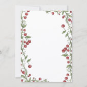 Cherry Baby Shower Invitation Einladung (Rückseite)