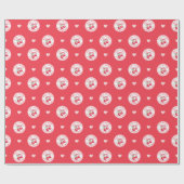 Cherry Baby Shower Wrapping Paper mit Herz Geschenkpapier (Flach)