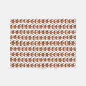 Cherry Bakewell Tart British Food UK Pastry Baking Fleecedecke (Vorderseite (Horizontal))