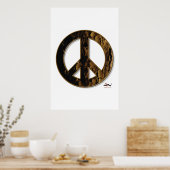 Cherry Bark Peace Poster (Küche)