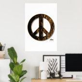 Cherry Bark Peace Poster (Heimbüro)