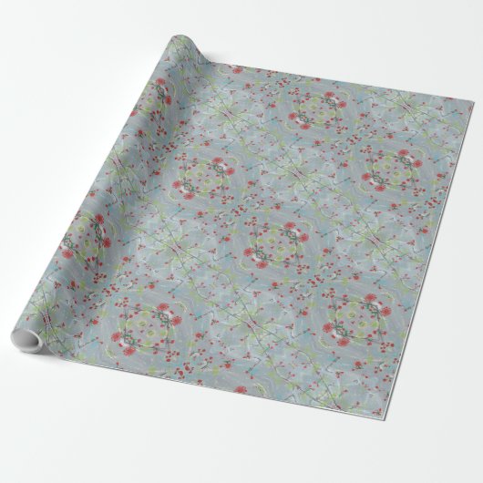 Cherry Berries Gift Wrap Geschenkpapier (Ungerollt)