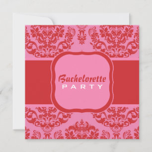 Cherry Berry Freude mit Square Namplate Einladung