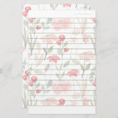 Cherry Berry Muster Schreibpapier mit gestrichenem Briefpapier (Vorne/Hinten)