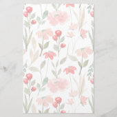 Cherry Berry Muster Schreibpapier mit gestrichenem Briefpapier (Rückseite)