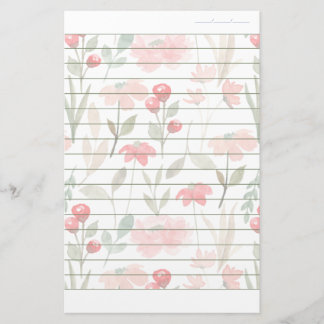 Cherry Berry Muster Schreibpapier mit gestrichenem Briefpapier