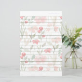 Cherry Berry Muster Schreibpapier mit gestrichenem Briefpapier (Stehend Vorderseite)