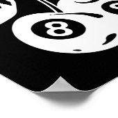 Cherry Billiards - Stilvolles Poolspiel Poster (Ecke)