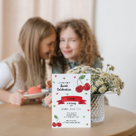 Cherry Birthday Einladung