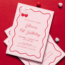 Cherry Birthday Party Thema Erwachsene