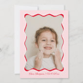 Cherry Birthday Party Thema Kinder Einladung (Rückseite)