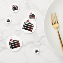 Cherry Black Forest Cake Slice Geburtstagsparty Fo