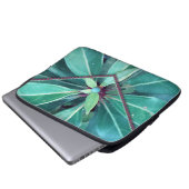 Cherry-Blätter Laptopschutzhülle (Vorne Knopf)