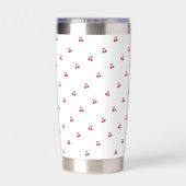 Cherry Bliss Stainless Steel Travel Tumbler Thermobecher (Rückseite)