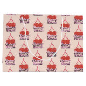 Cherry Bloom Large Gift Bag Große Geschenktüte (Rückseite)
