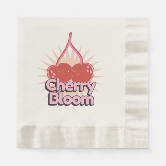 Cherry Bloom Napkins Serviette (Vorderseite)