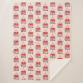 Cherry Bloom Sherpa Blanket Sherpadecke (Vorderseite)